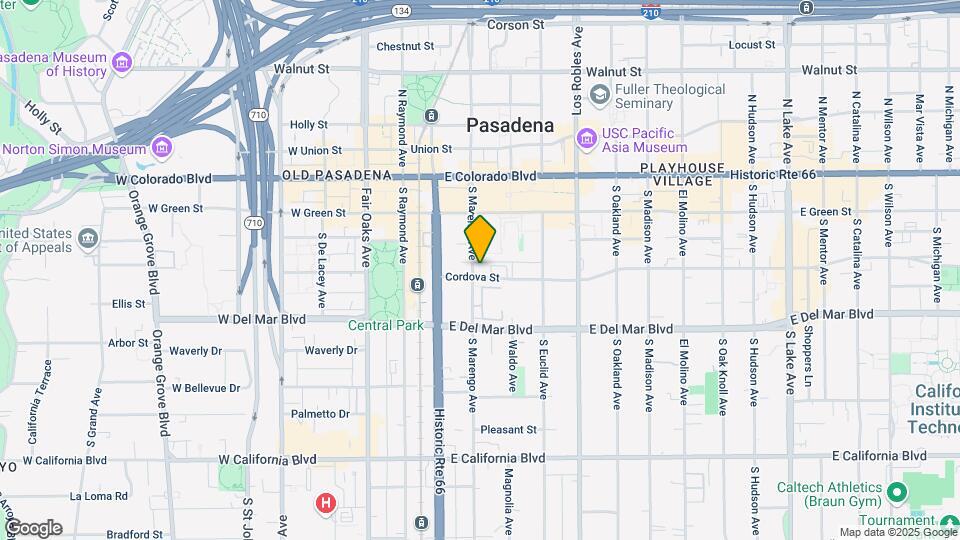 190 S Marengo Ave Mapa y Detalles de la Ubicación