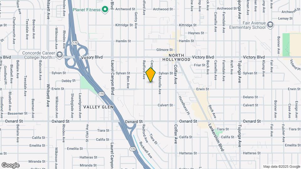 6223 Carpenter Ave Map and Location Details