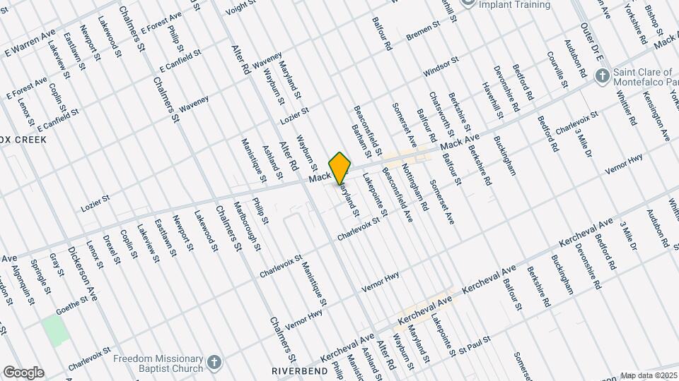 1465 Maryland St, Unit 2 Map and Location Details