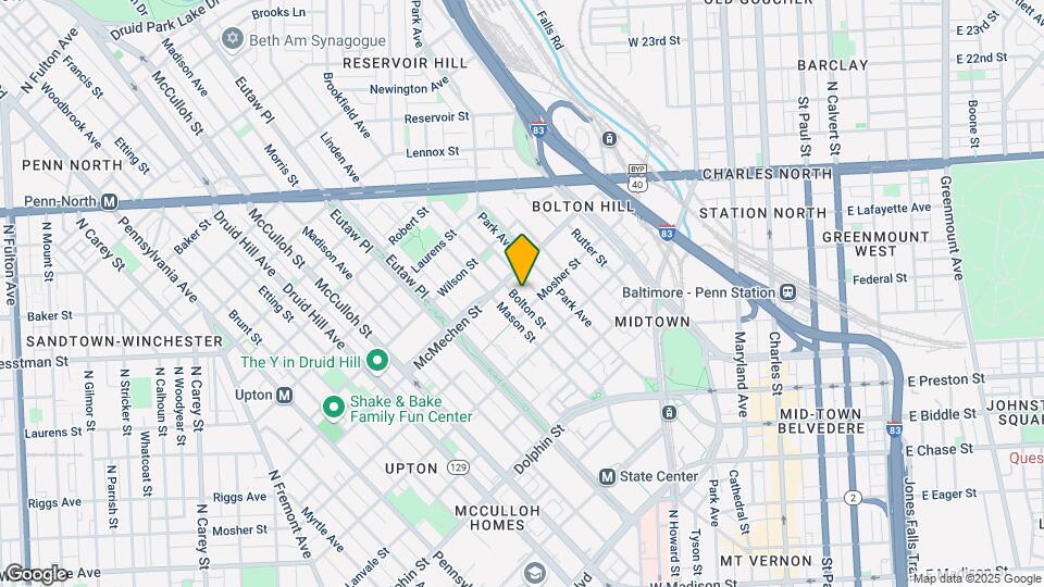 1513 Bolton St Mapa y Detalles de la Ubicación