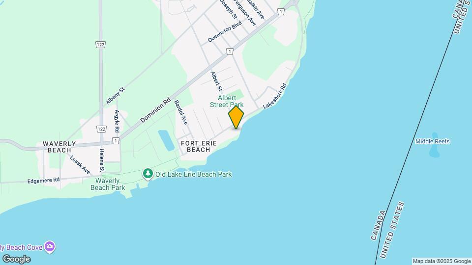 631 Lakeshore Rd Map and Location Details