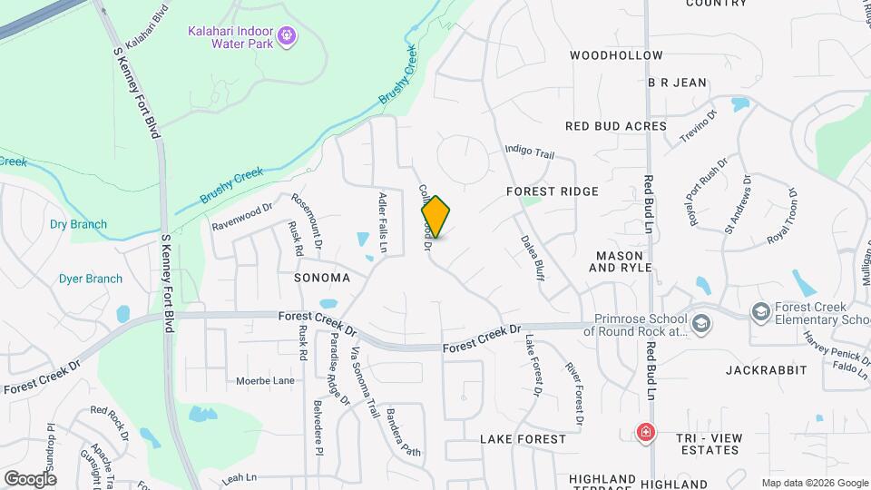 2633 Collingwood Dr Map and Location Details