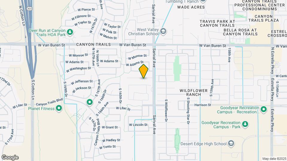 16371 W Mesquite Dr Map and Location Details