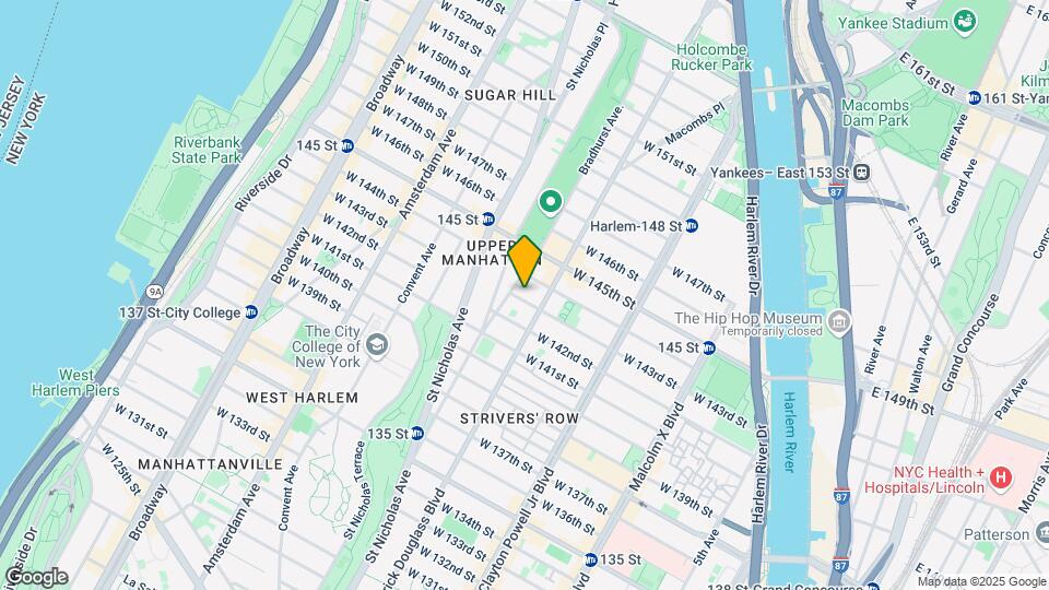 313 W 143rd St Mapa y Detalles de la Ubicación