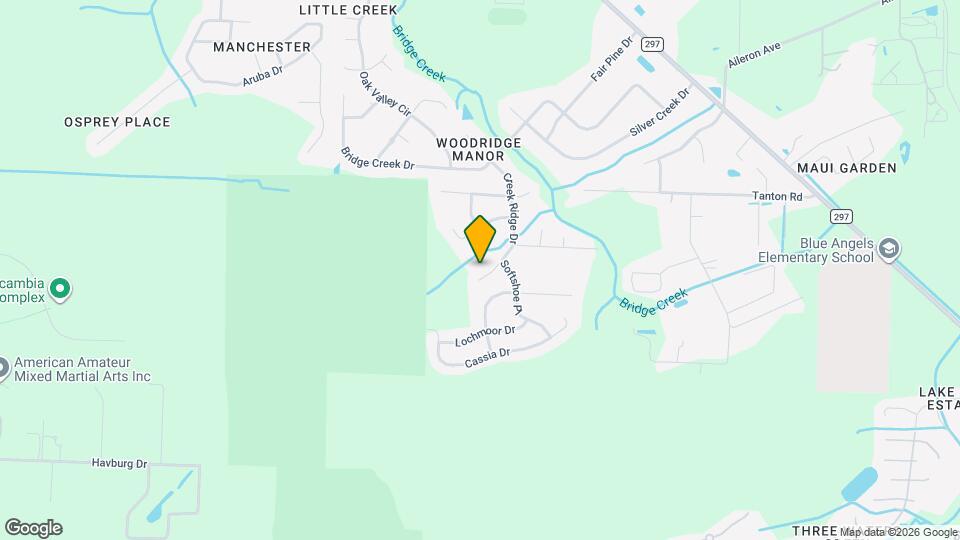 10621 Creek Ridge Dr Map and Location Details
