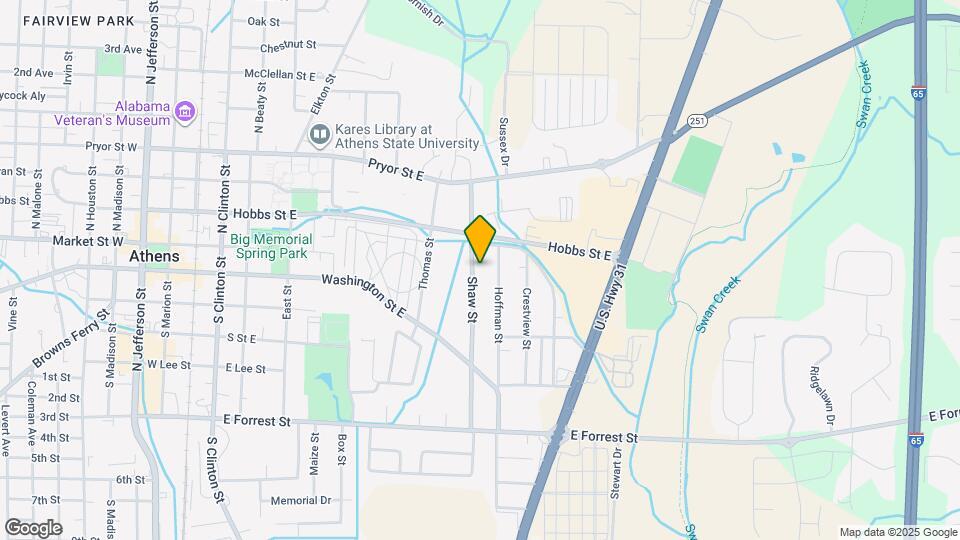 309 Shaw St Map and Location Details