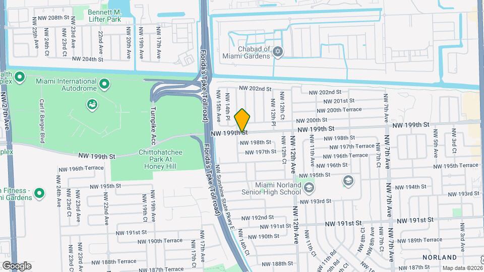 1410 NW 199th St Map and Location Details