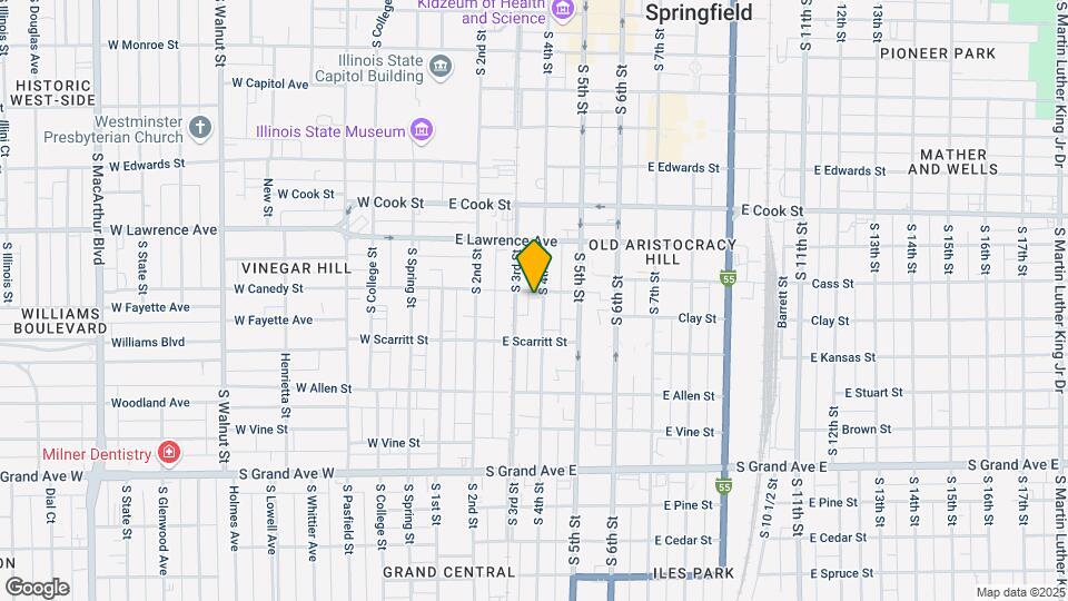 907 S 4th St Map and Location Details