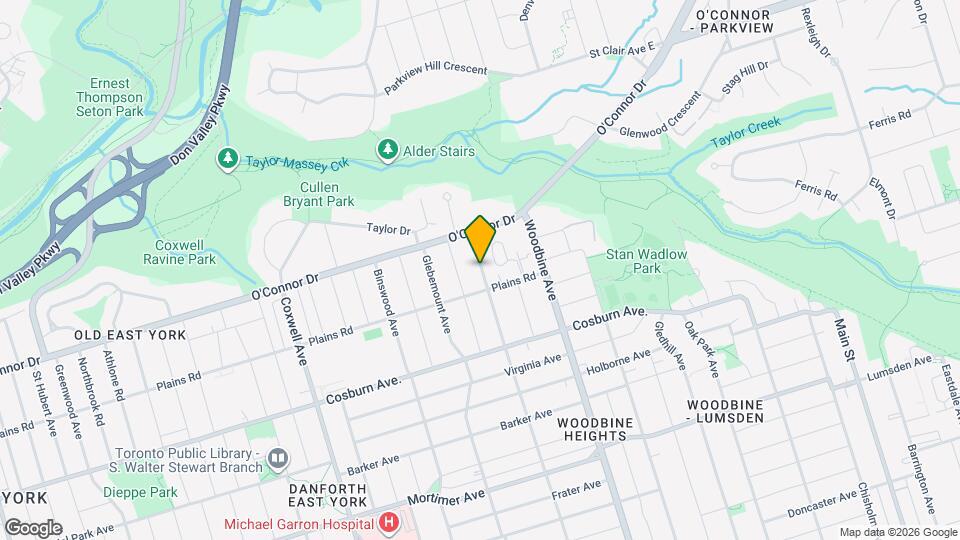 354 Woodmount Ave Map and Location Details