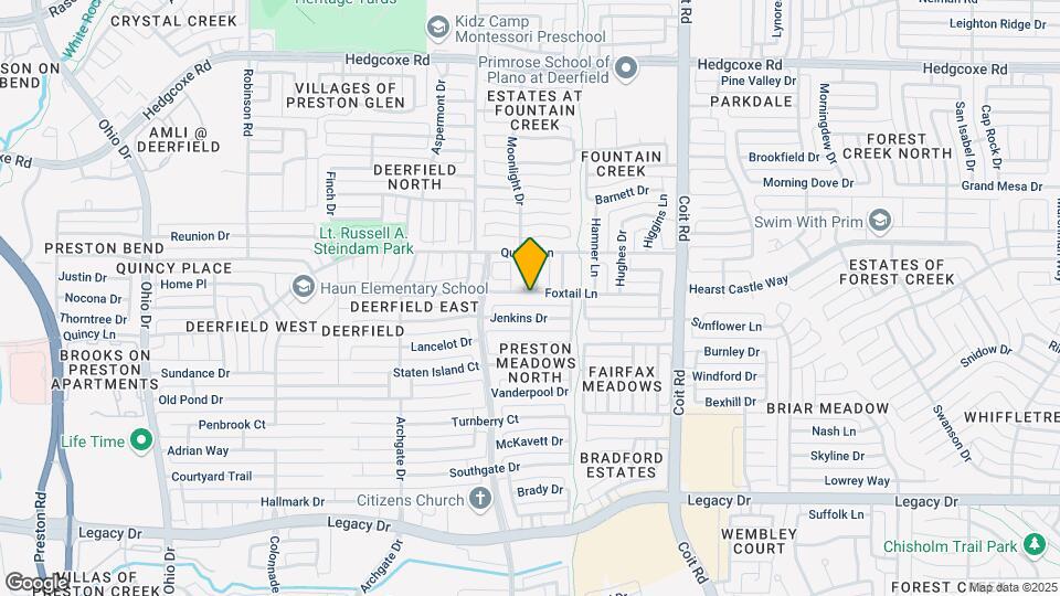 4400 Foxtail Ln Map and Location Details