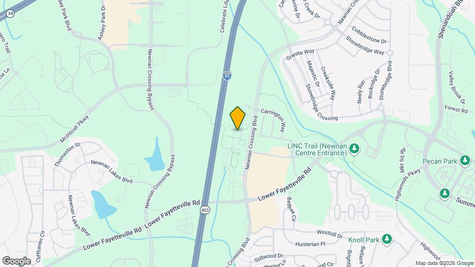 Promenade at Newnan Crossing Mapa y Detalles de la Ubicación