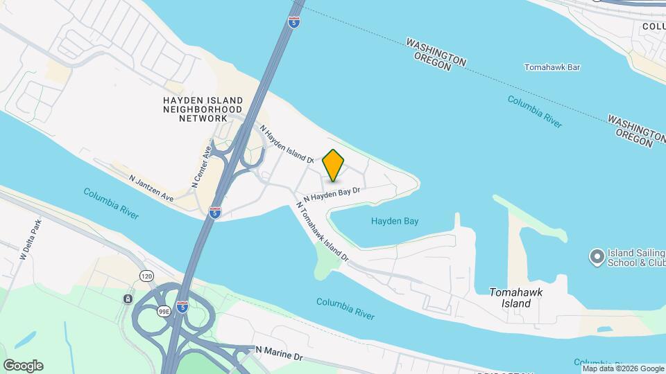 421 N Hayden Bay Dr Map and Location Details