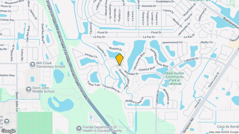 2039 Shannon Lakes Blvd Map and Location Details