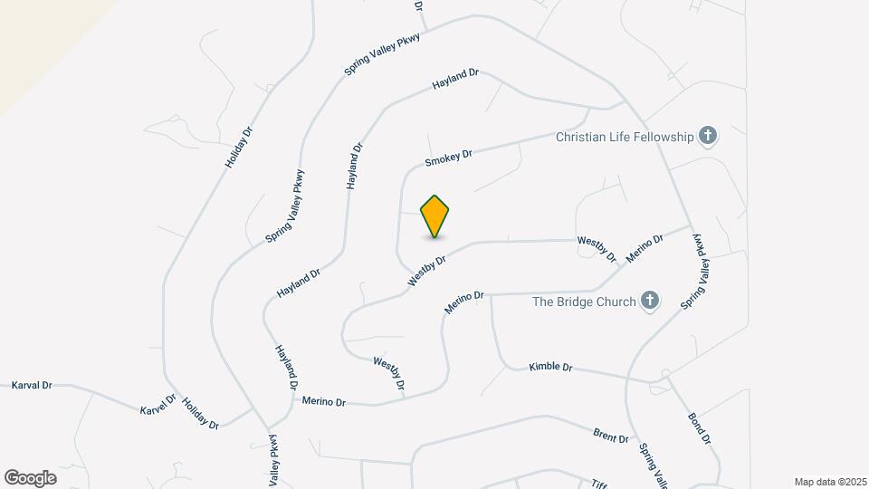 445 Westby Dr Map and Location Details