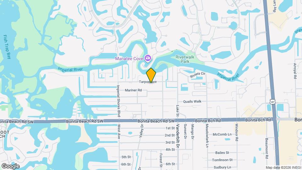 4241 Tarpon Ave Map and Location Details