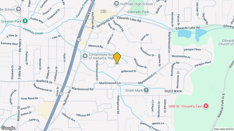 976 Ridgewood Cir Map and Location Details