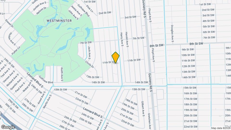 1110 Hightower Ave S Map and Location Details