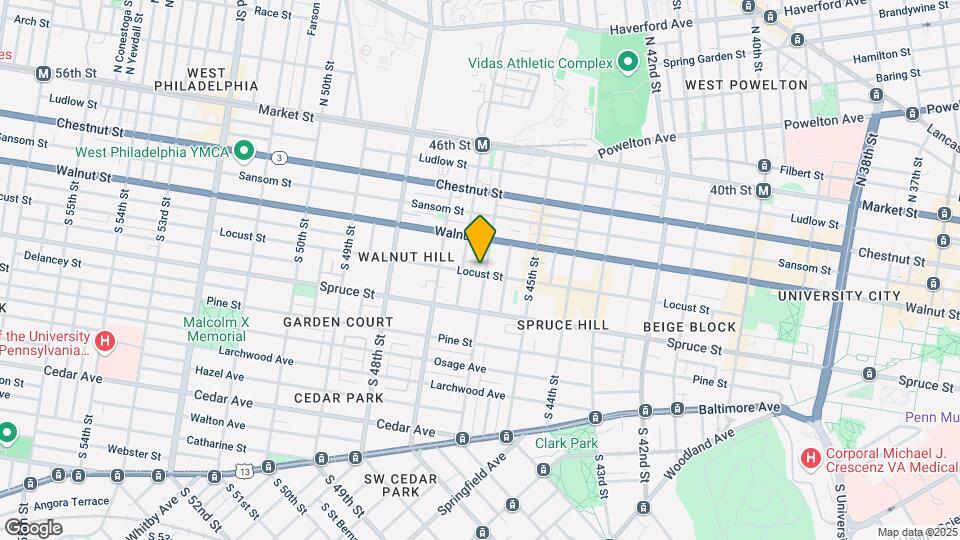 232 S 46th St Map and Location Details