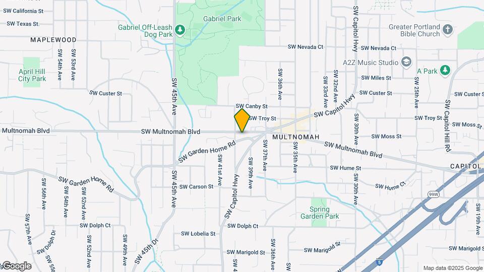 3948 SW Multnomah Blvd Map and Location Details