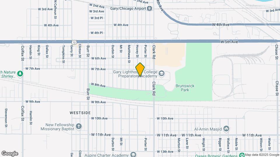 741 Hovey St Map and Location Details
