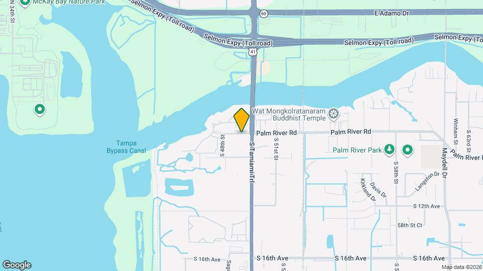 4821 Palm River Rd Map and Location Details
