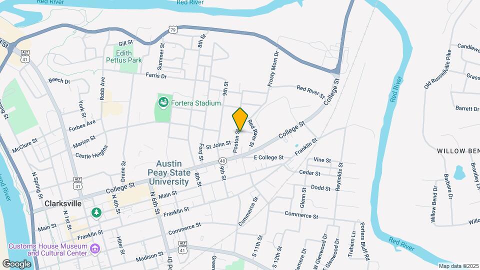 415 Poston St Map and Location Details