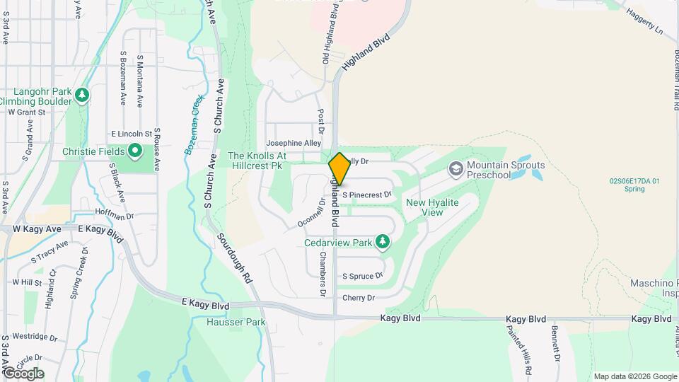 1103 S Pinecrest Dr Map and Location Details