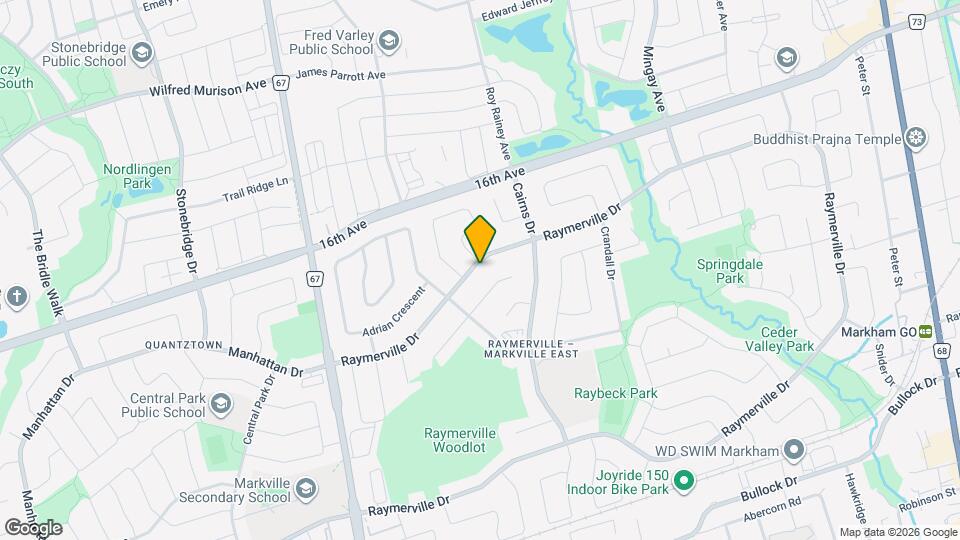 492 Raymerville Dr Map and Location Details