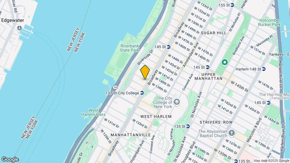 600 W 139th St Mapa y Detalles de la Ubicación