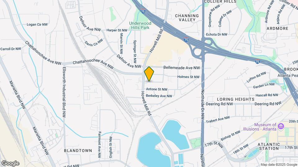 818 Verner St NW Map and Location Details