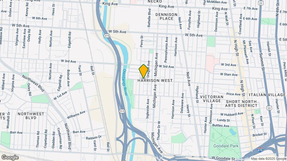 503 W 2nd Ave Mapa y Detalles de la Ubicación