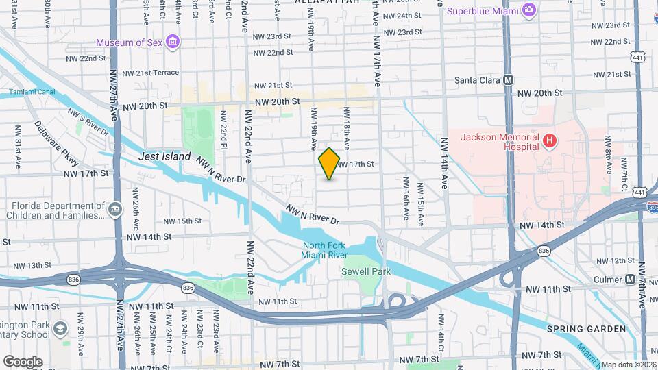 1849 NW 16th St Map and Location Details