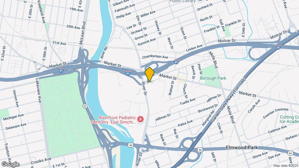 6 Locust St, Unit 1 Map and Location Details