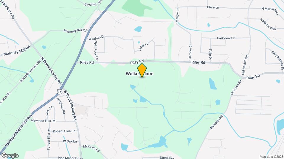 1025 Walker Pl Dr Map and Location Details