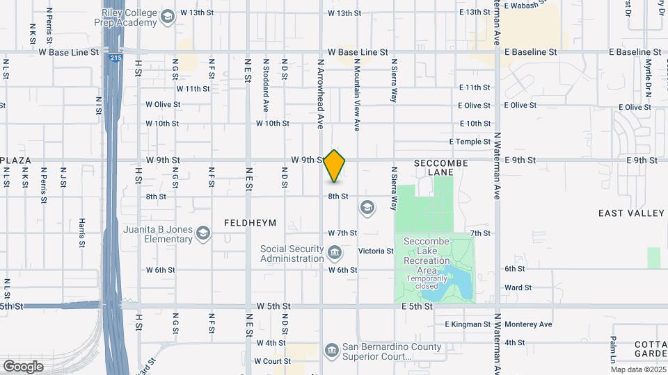 280 W 8th St Mapa y Detalles de la Ubicación