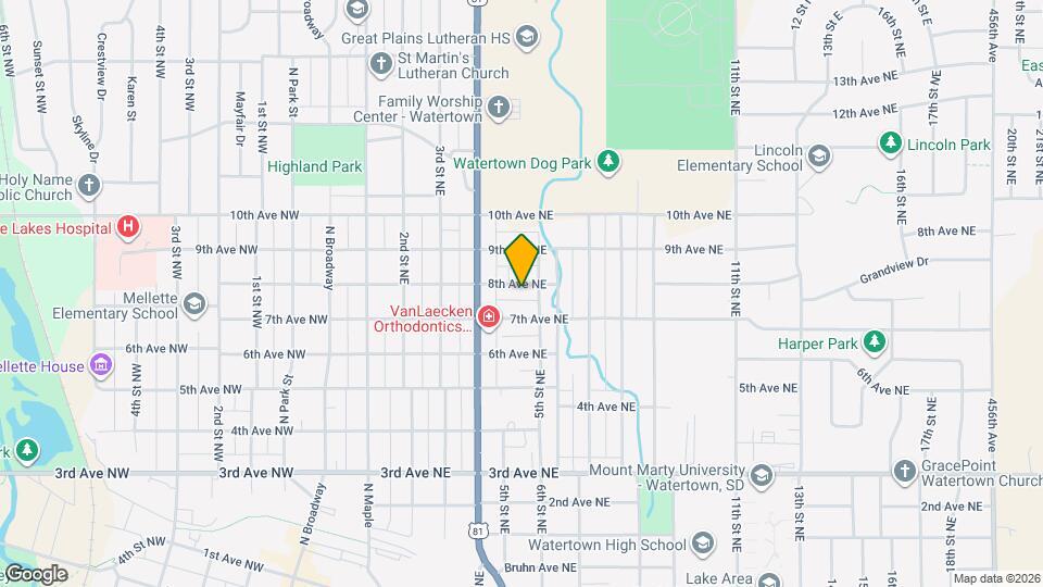 422-428 8th Ave NE Map and Location Details