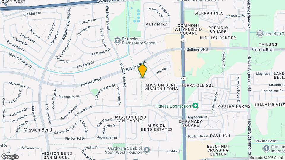 14938 Mesita Dr Map and Location Details