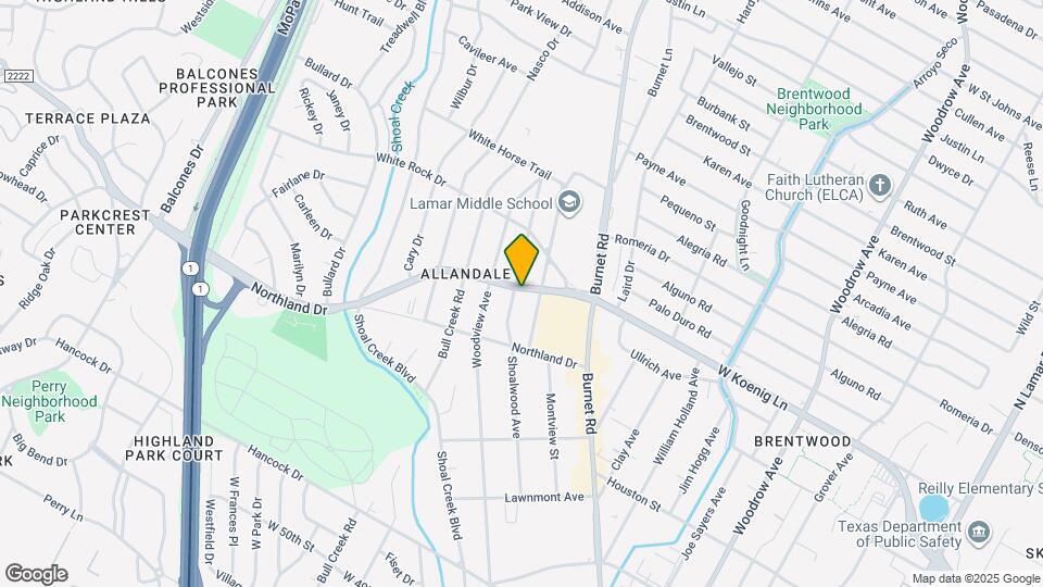 5807 Shoalwood Ave Map and Location Details