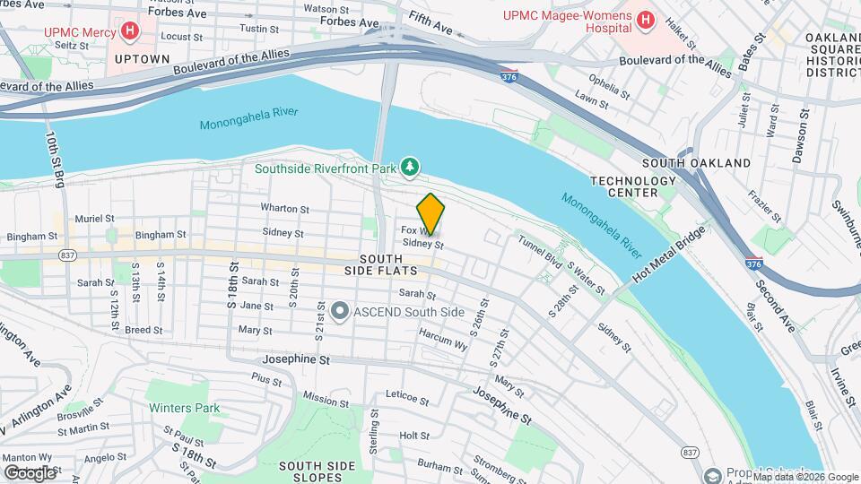 2353 Sidney St Map and Location Details