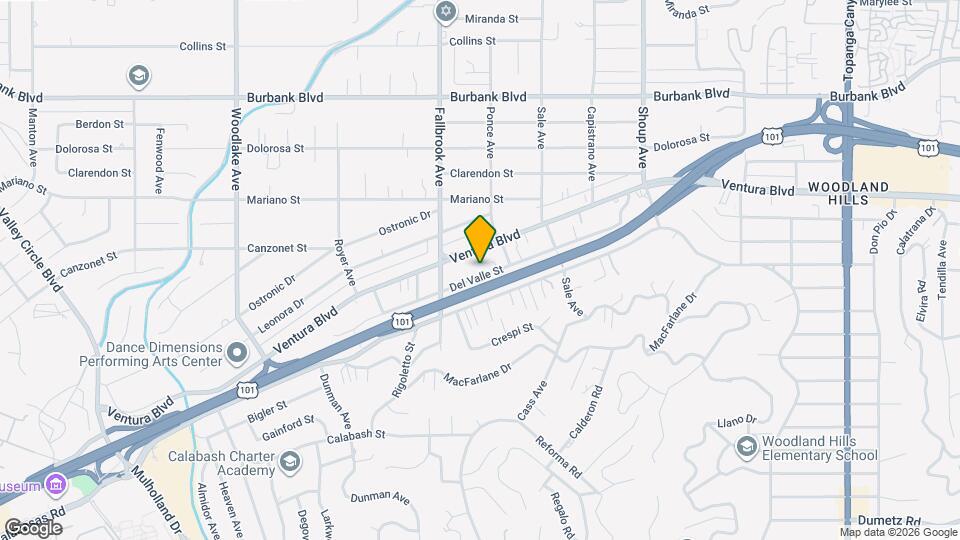 22735 Del Valle St, Unit 7 Mapa y Detalles de la Ubicación