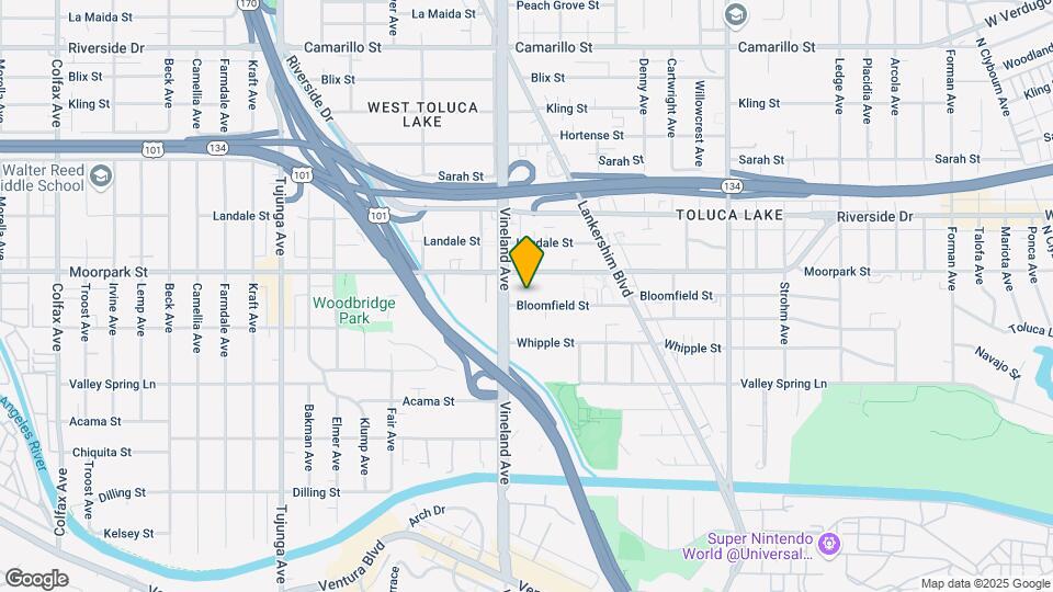 10941 Bloomfield St Map and Location Details