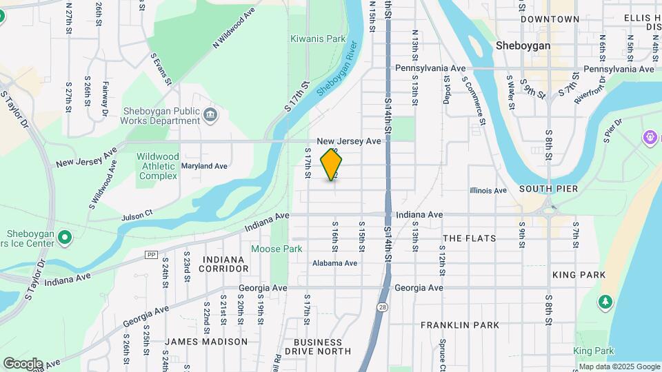 928 S 16th St Map and Location Details