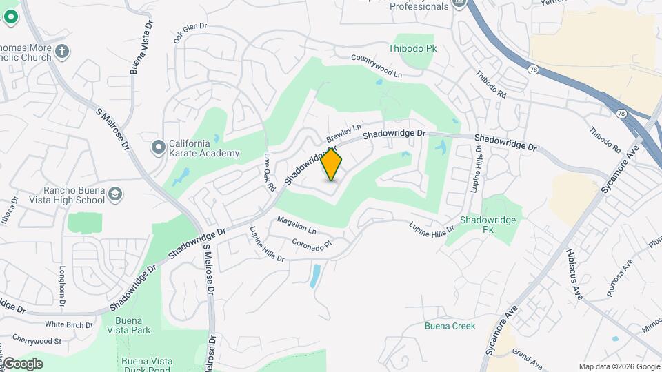 2094 Balboa Cir Mapa y Detalles de la Ubicación