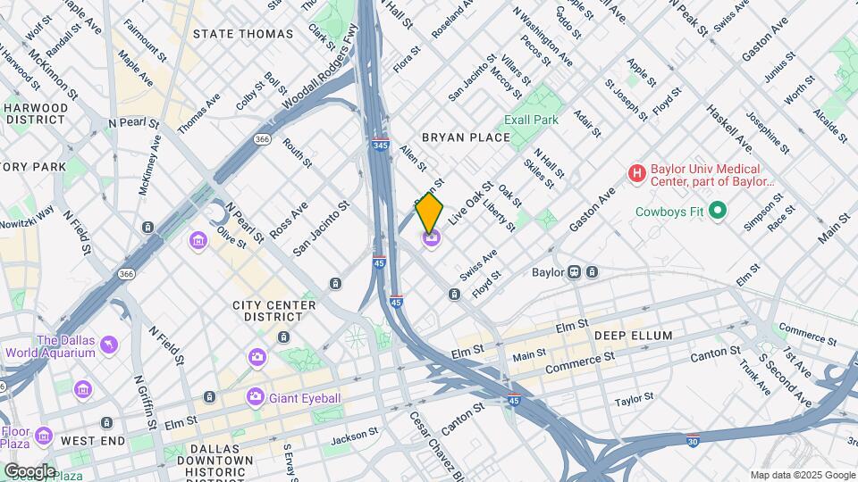 2627 Live Oak St Map and Location Details