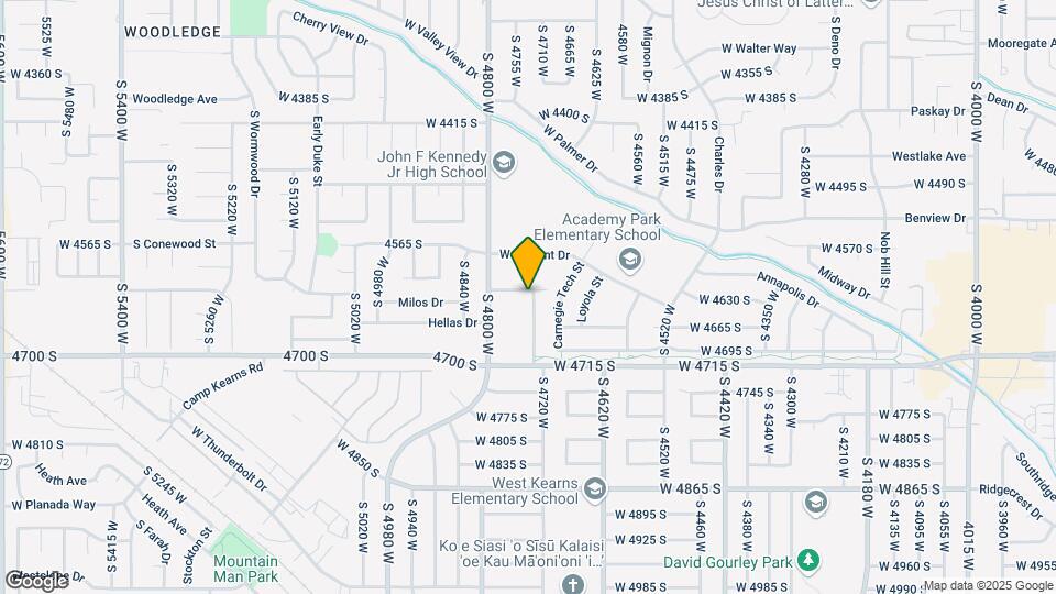 4632 S Arlington Park Dr Map and Location Details