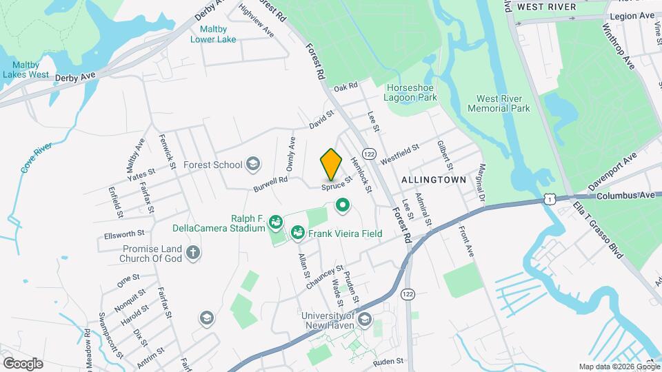 81 Spruce St Map and Location Details