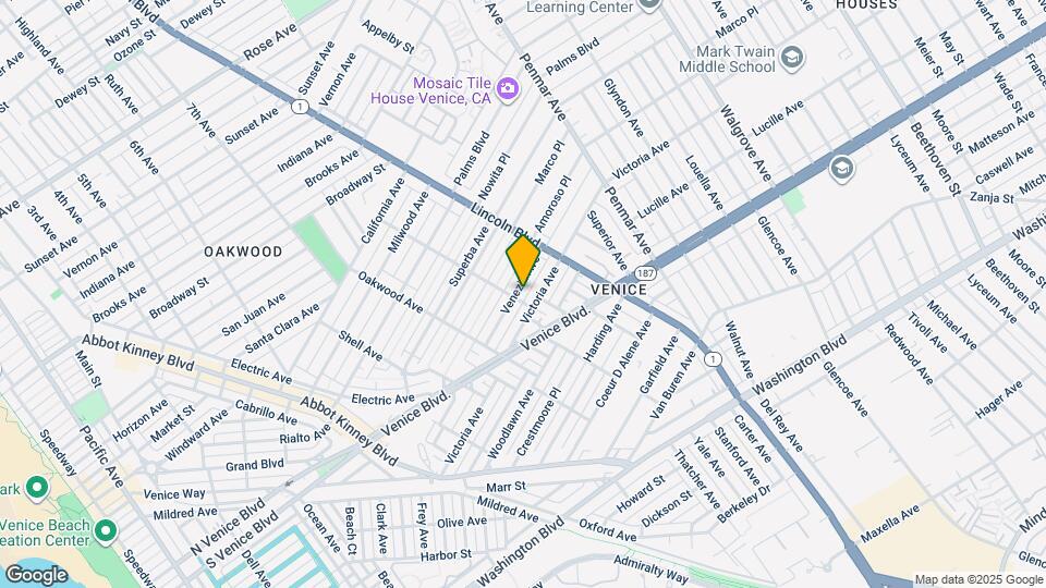 906 Venezia Ave Map and Location Details