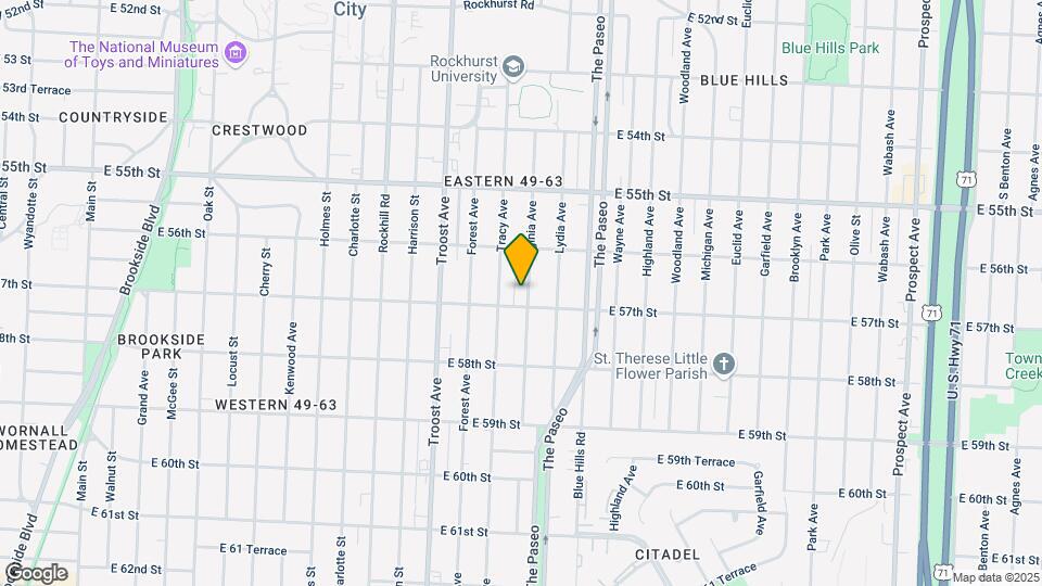5626 Virginia Ave Map and Location Details