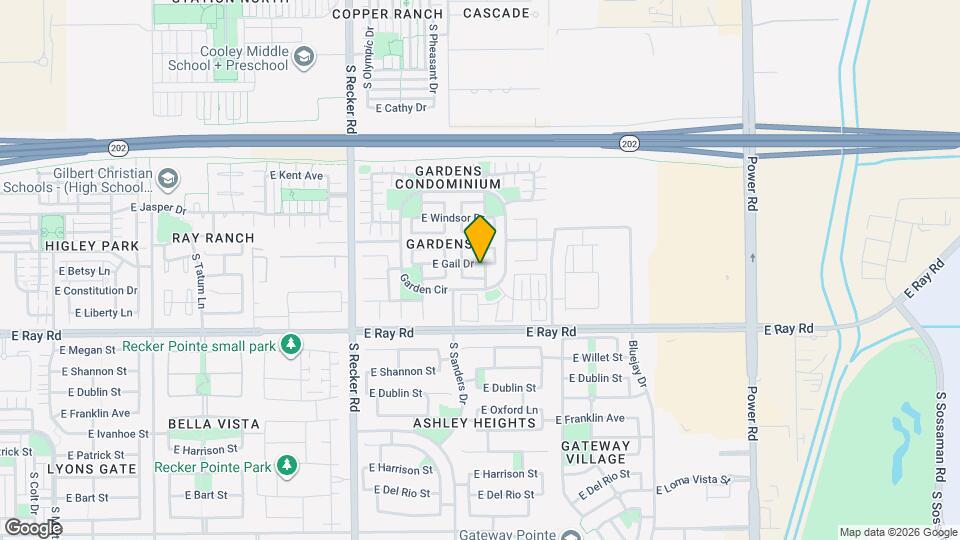 1490 S Avocet St Map and Location Details