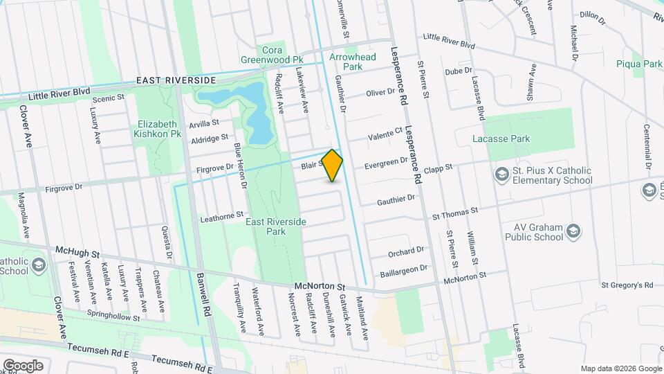 11874 Boulder Crescent Map and Location Details